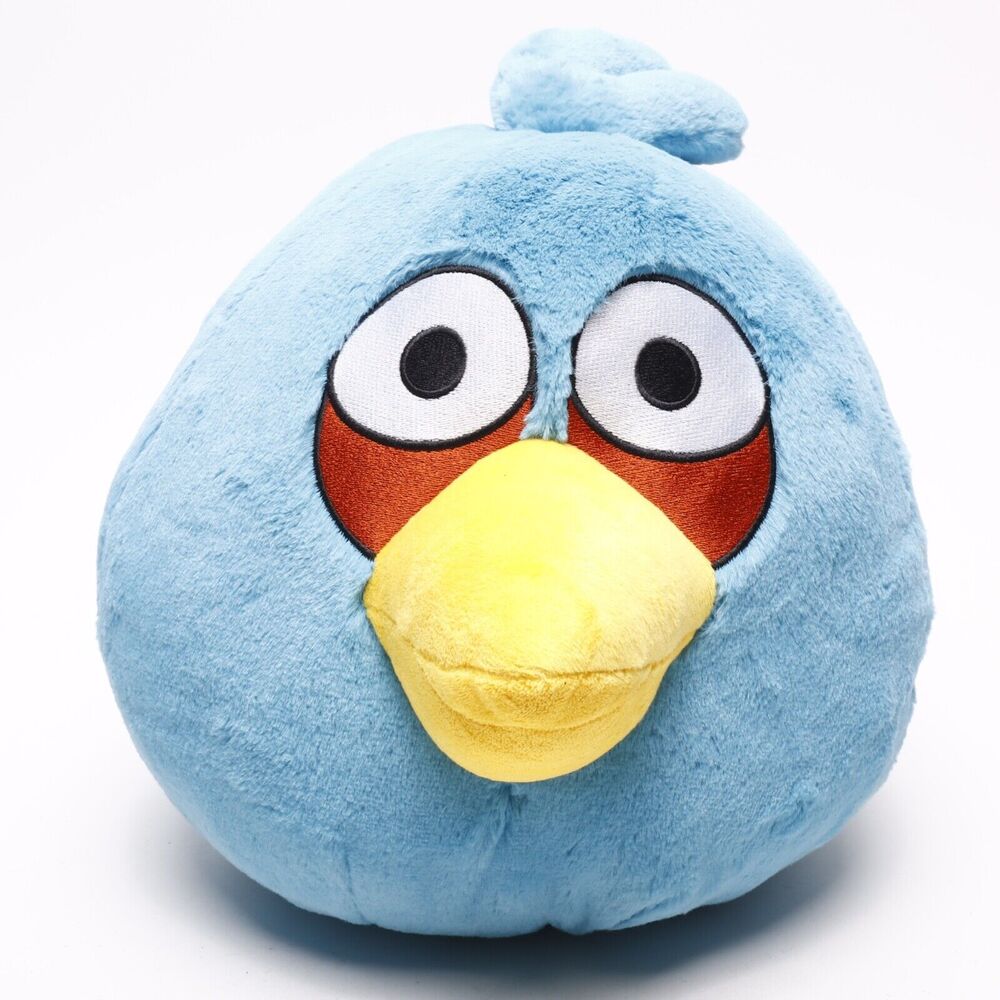 Angry Birds Blue Jay XL 10” Stuffed Plush by Commonwealth Toy 2010 No Sound